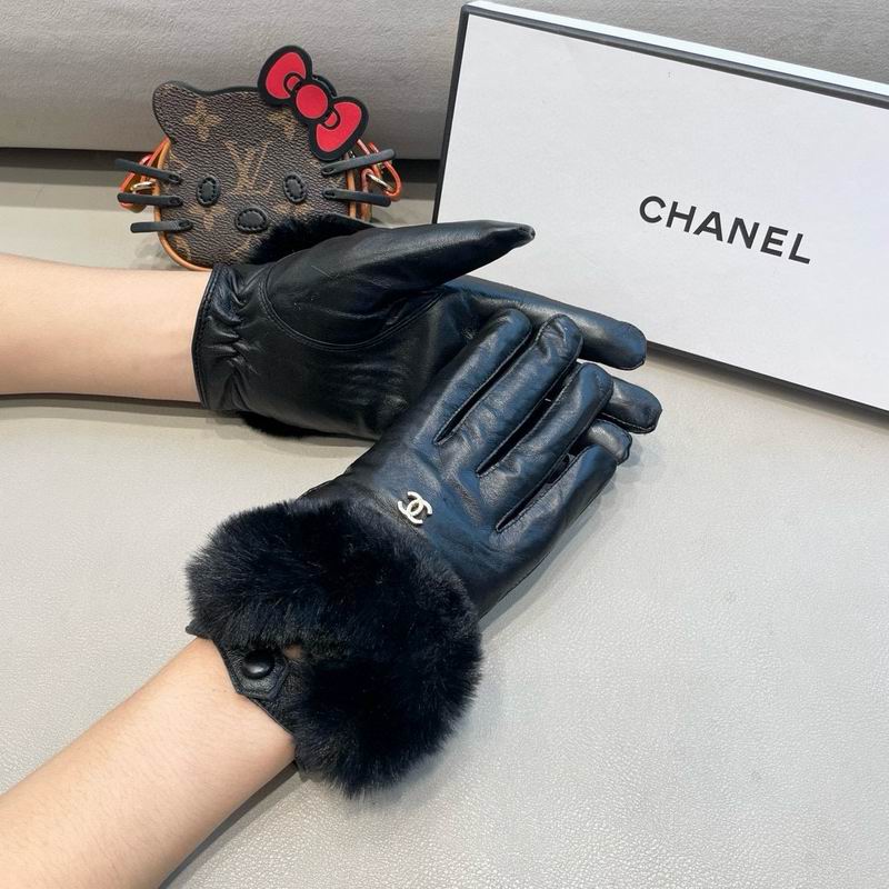 Chanel Gloves M L 010227